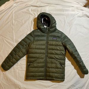 Patagonia Boys Reversible Down Sweater Hoody